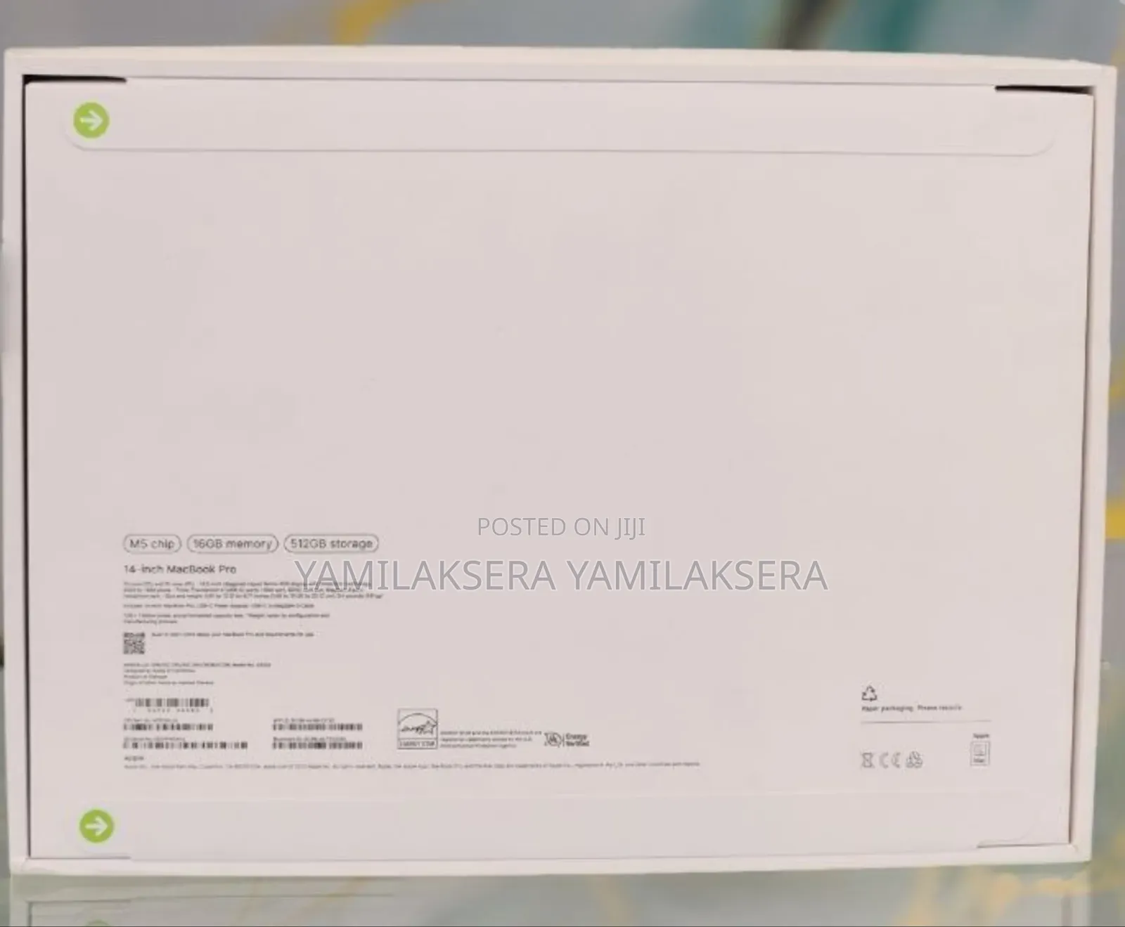 New Laptop Apple Macbook Pro 2025 M5 14-Inch 16GB Apple M5 SSD 512GB