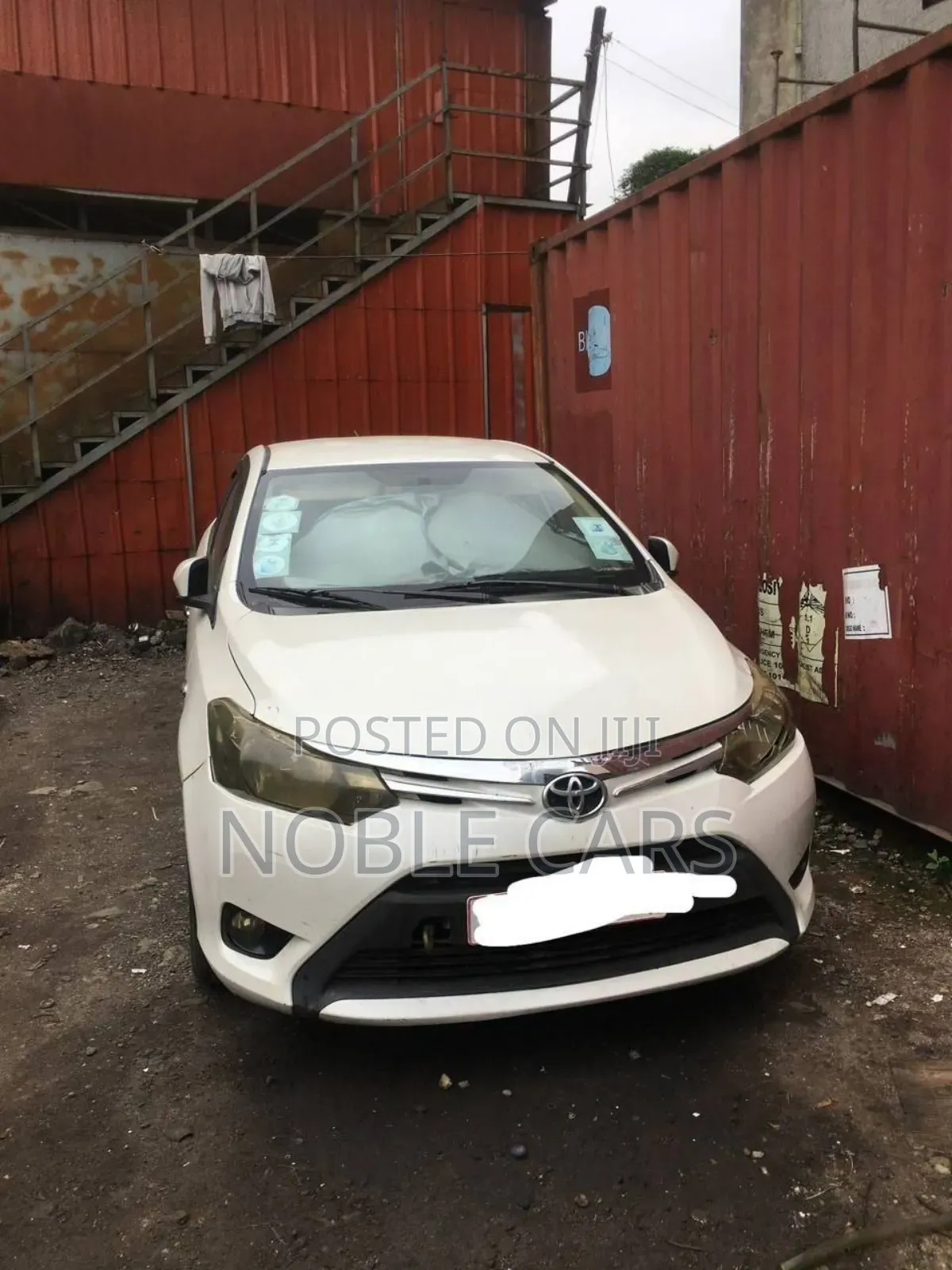 Toyota Yaris 2015 White