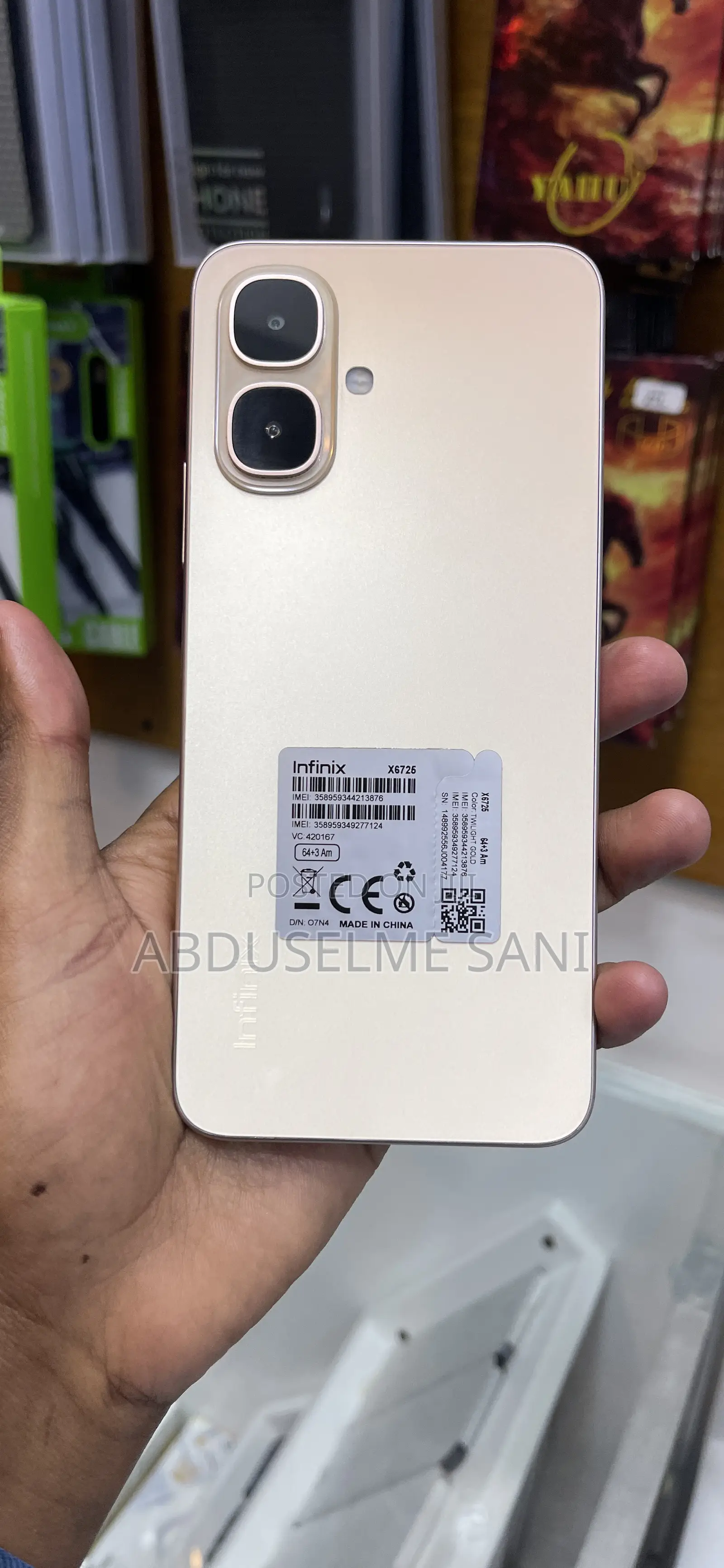 New Infinix Smart 10 64 GB Rose Gold