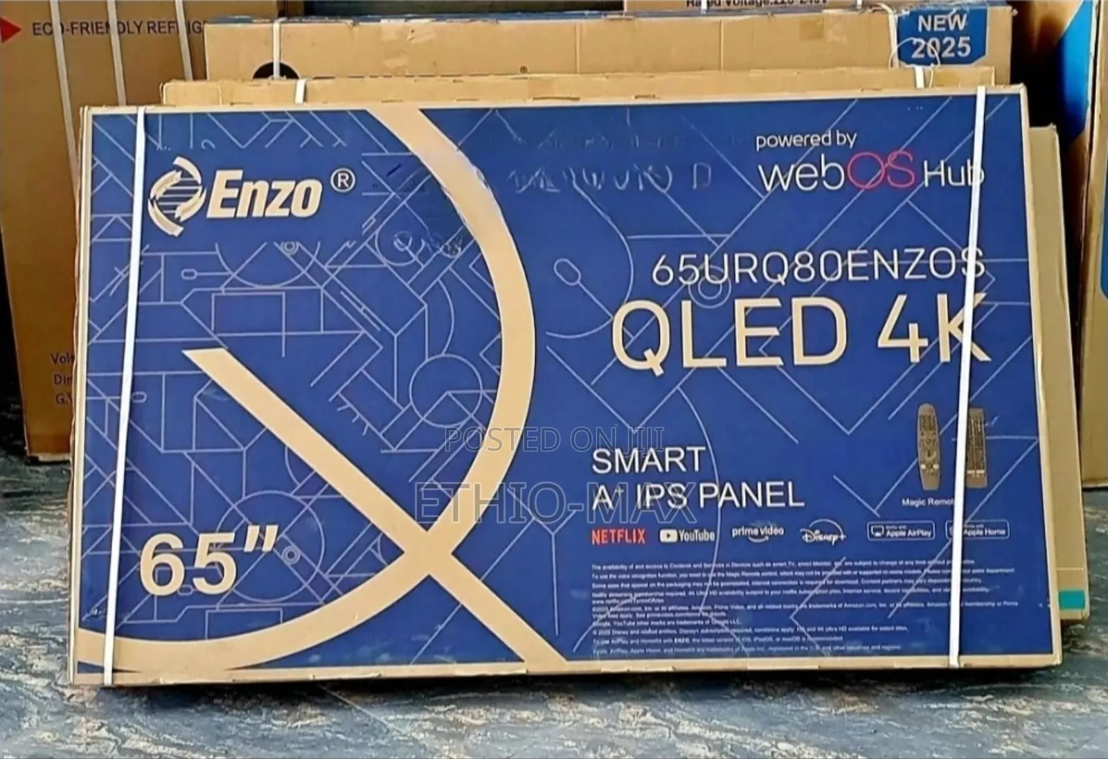 Enzo 65” Smart Qled Tv – Uhd | High Definition | A+Ips Panel