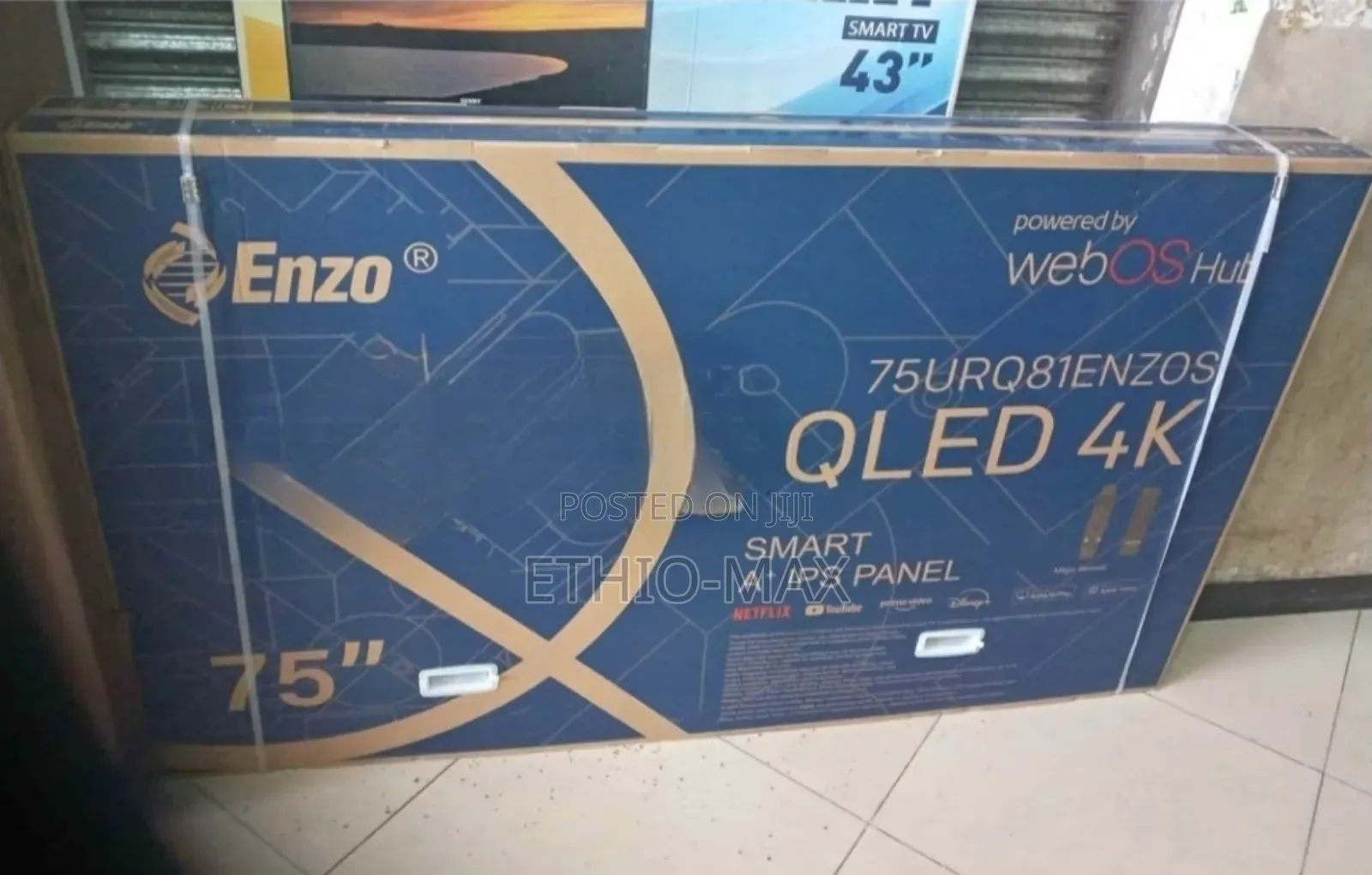 Enzo 75” Qled Tv – Webos Hub | Big Screen | Uhd