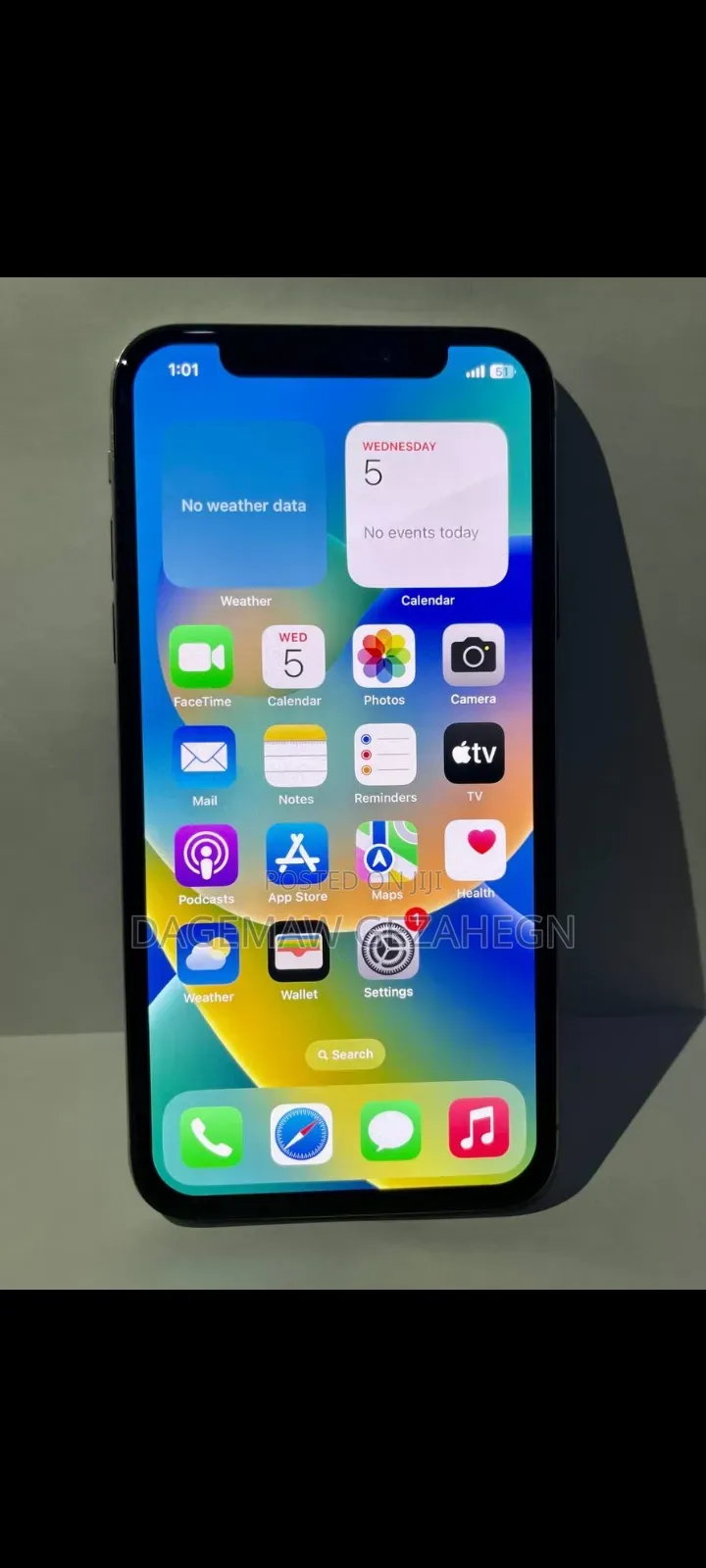 New Apple iPhone X 256 GB White