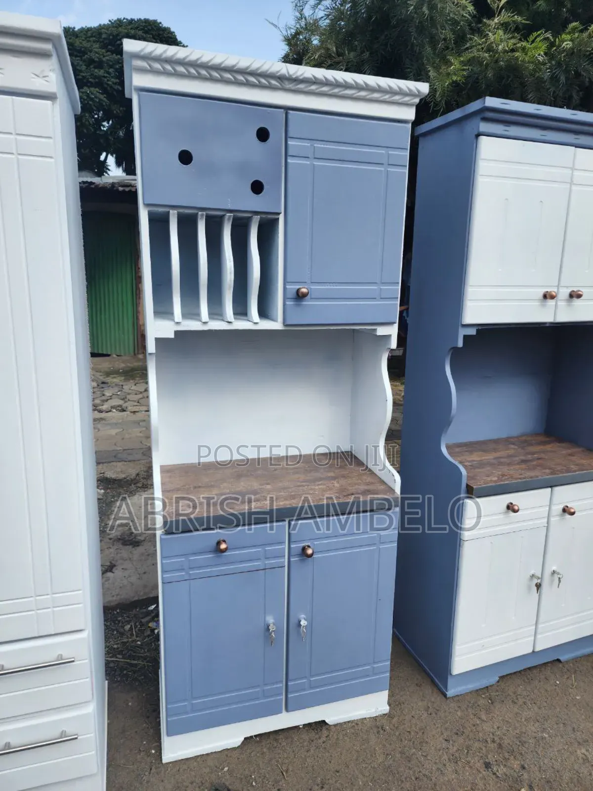 Kitchen Cabinet 80cm Grey Color