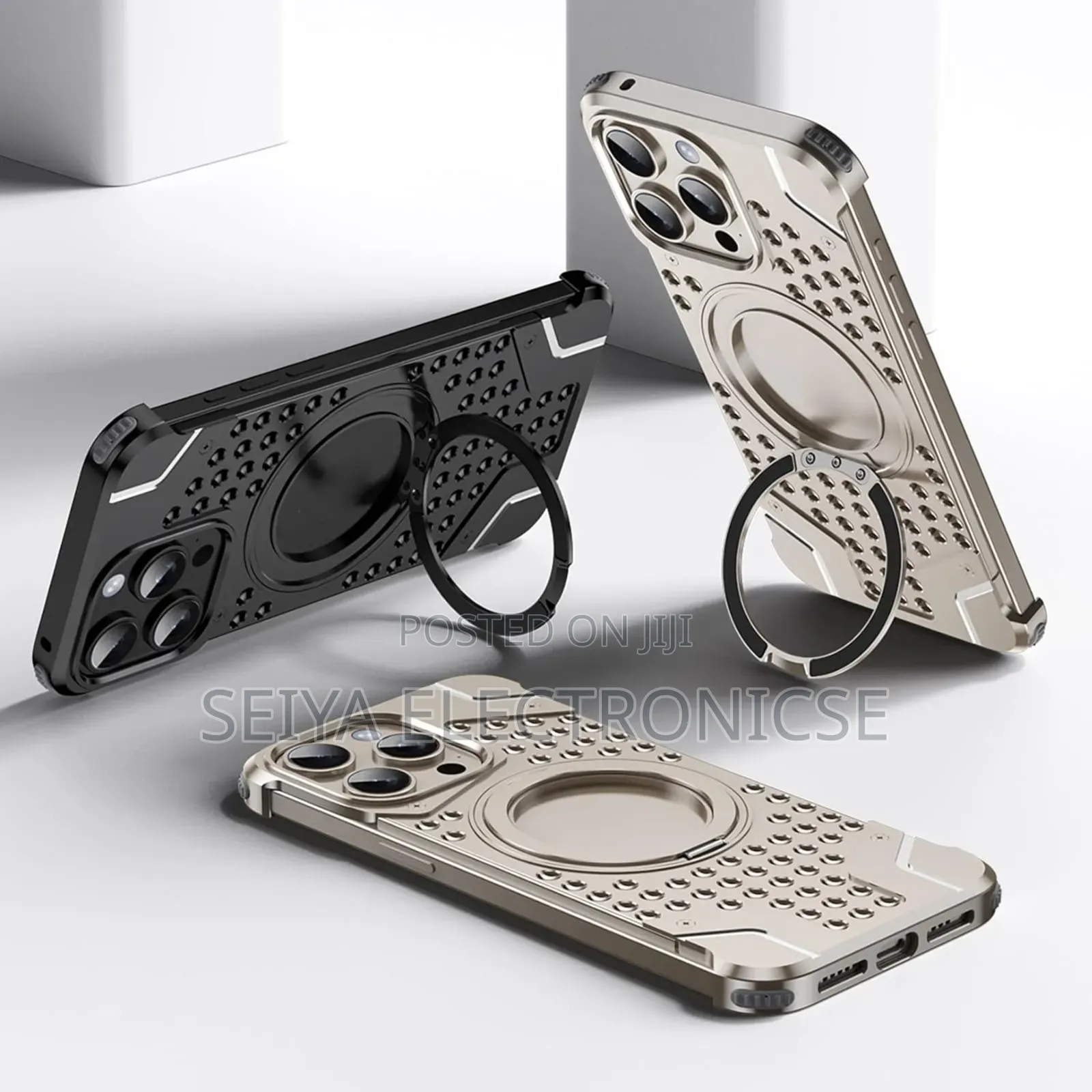 Metal Phone Case for an iPhone 16 Pro/Pro Max.