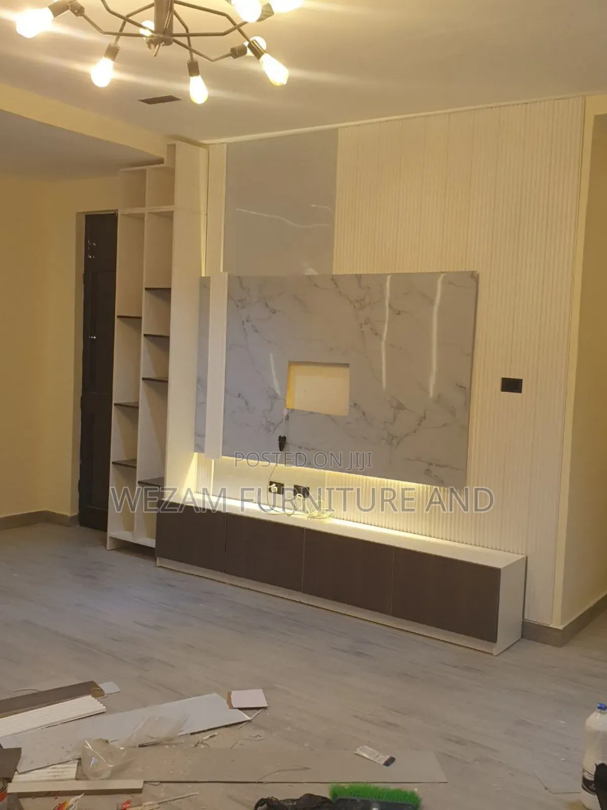 Tv Unit Wall Work