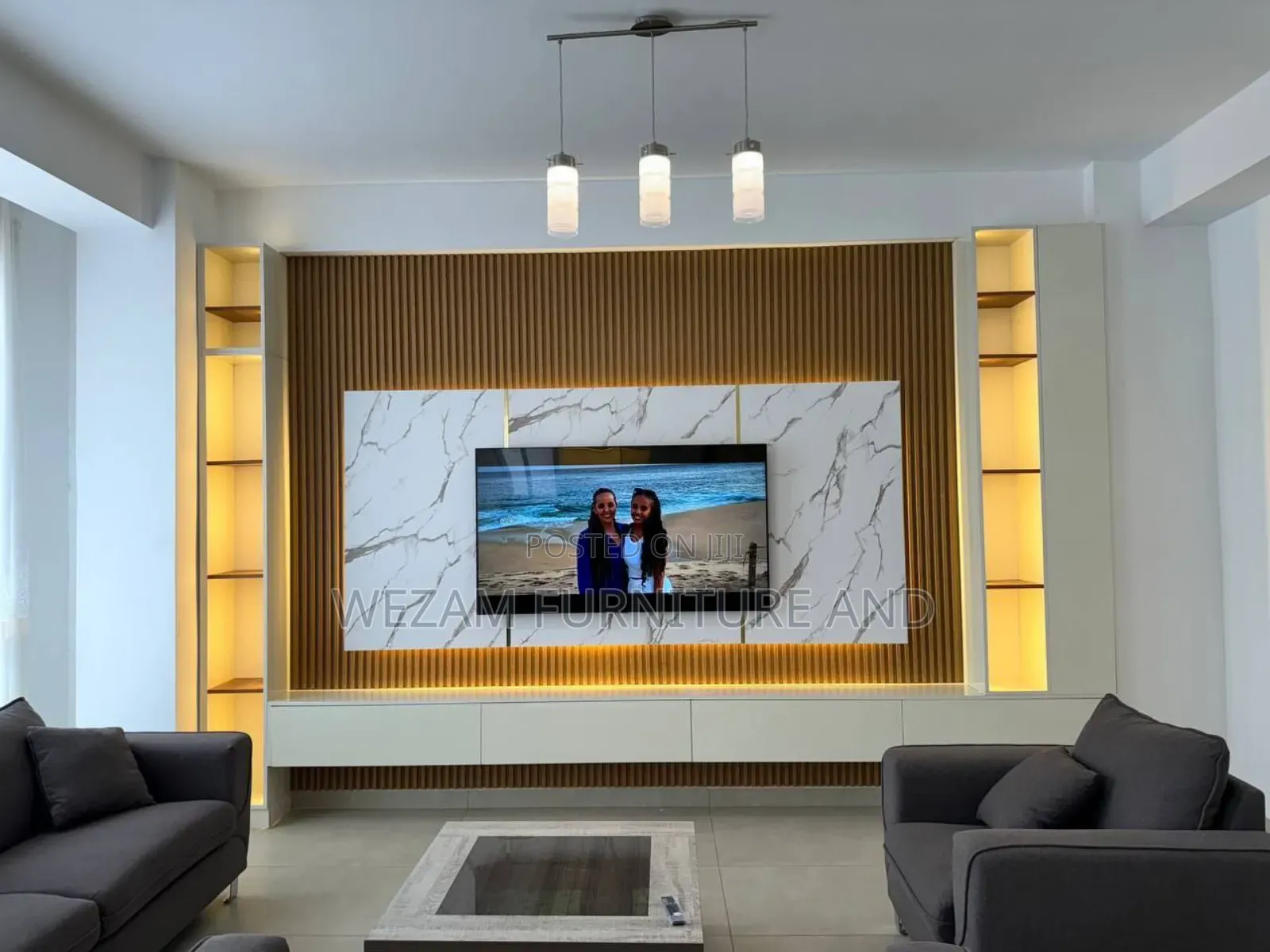 Tv Unit Wall Work
