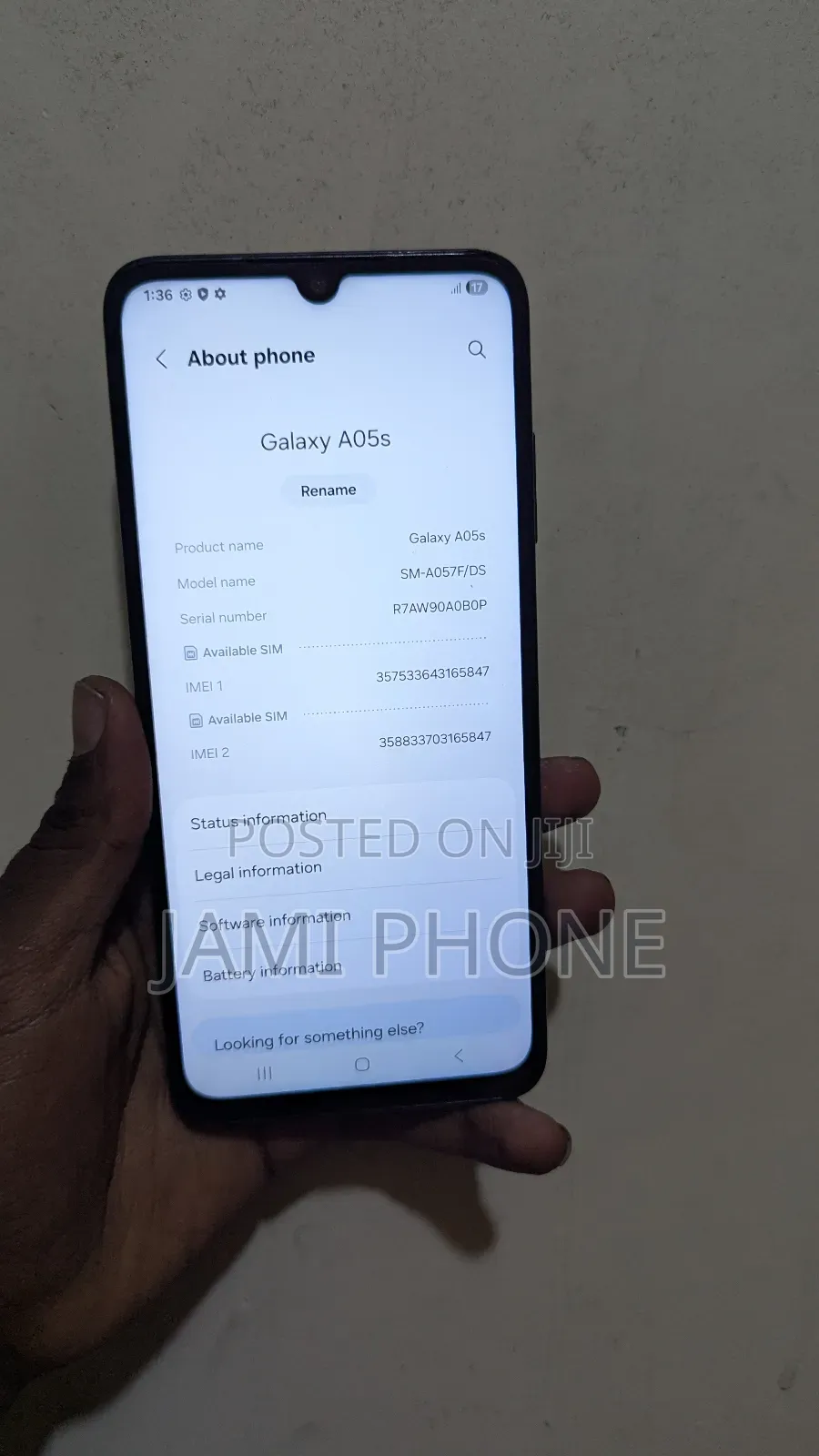 Samsung Galaxy A05s 128 GB Black