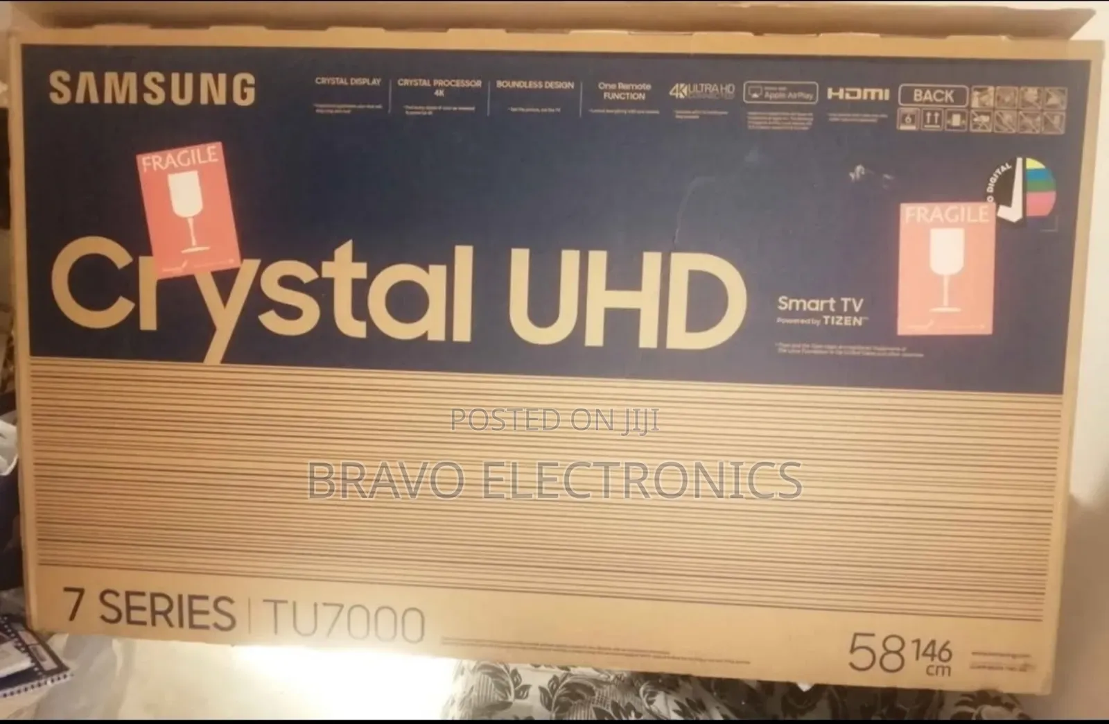 Samsung 58” Uhd Tv –Crystal Clear Picture Premium Quality!