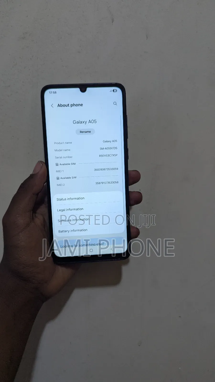 Samsung Galaxy A05 128 GB Blue