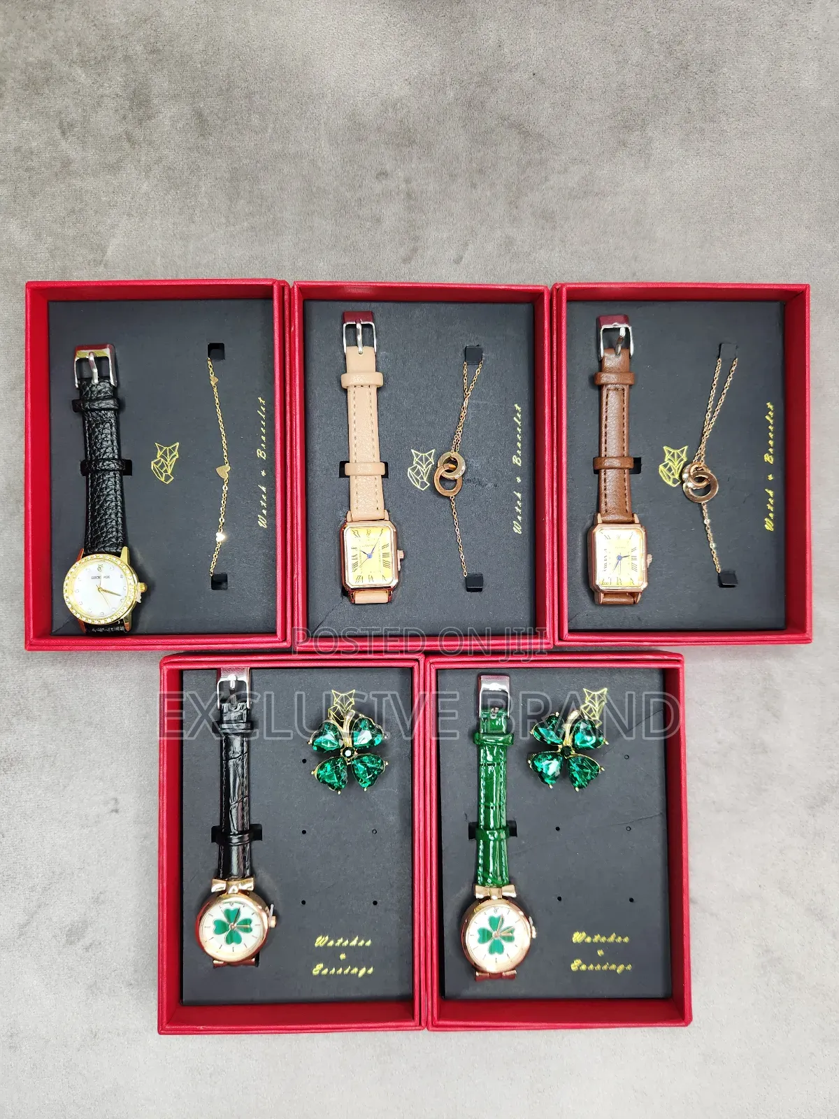 Christmas Luxury Watch Bracelet Gift Set Includes Gift Card