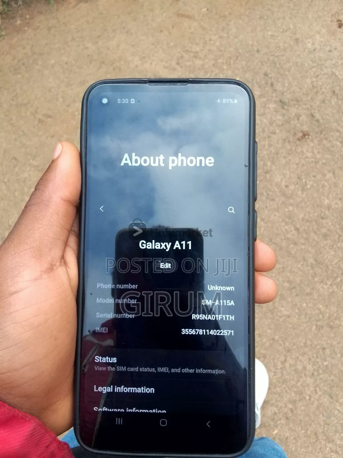 Samsung Galaxy A11 32 GB Black