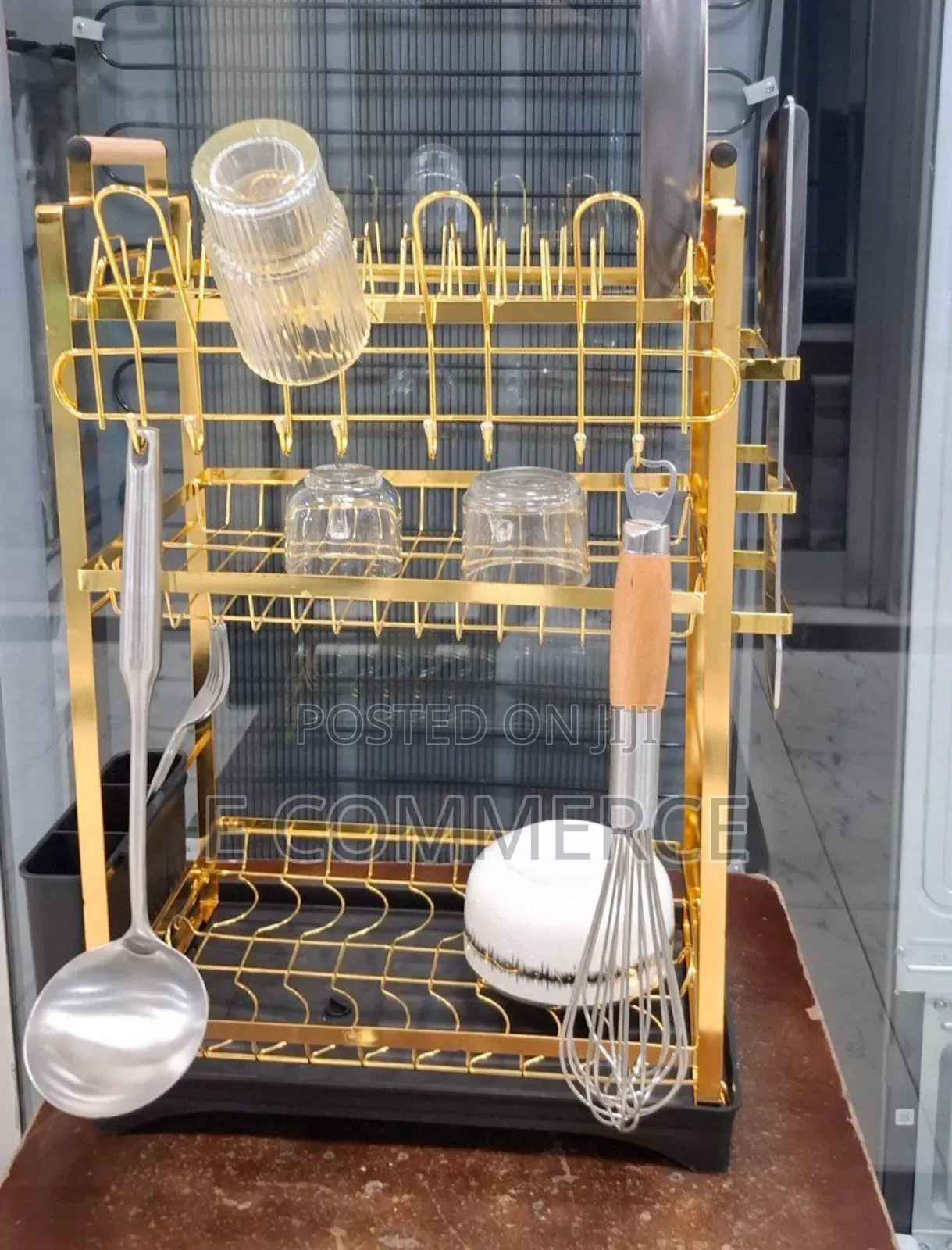 3 Layer Stainless Steel Dish Drying Rack