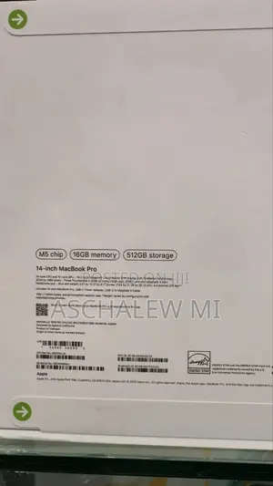 New Laptop Apple Macbook Pro 2025 M5 14-Inch 16GB Apple M5 SSD 512GB