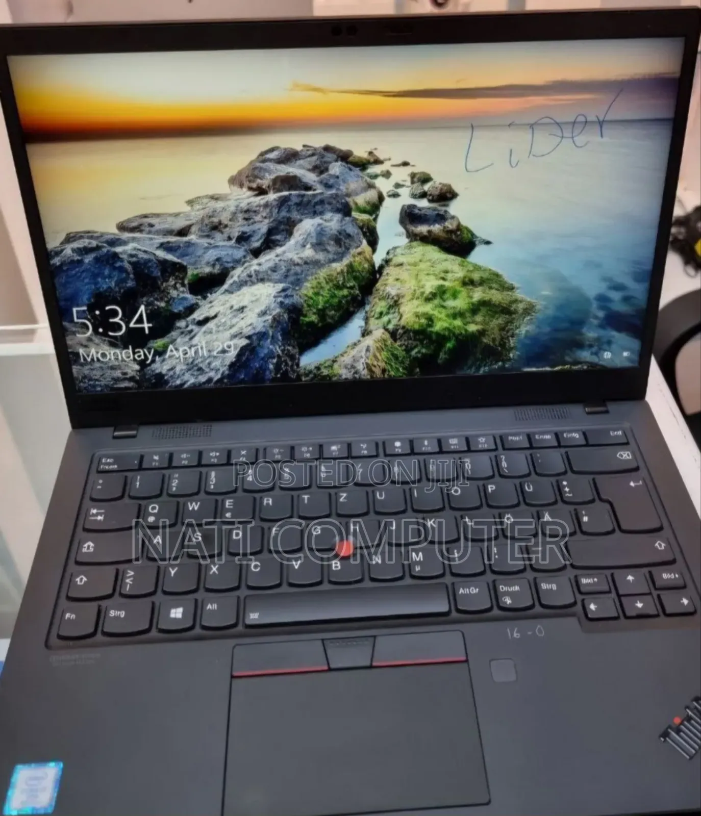 New Laptop Lenovo ThinkPad X1 Carbon 16GB Intel Core I7 SSD 512GB