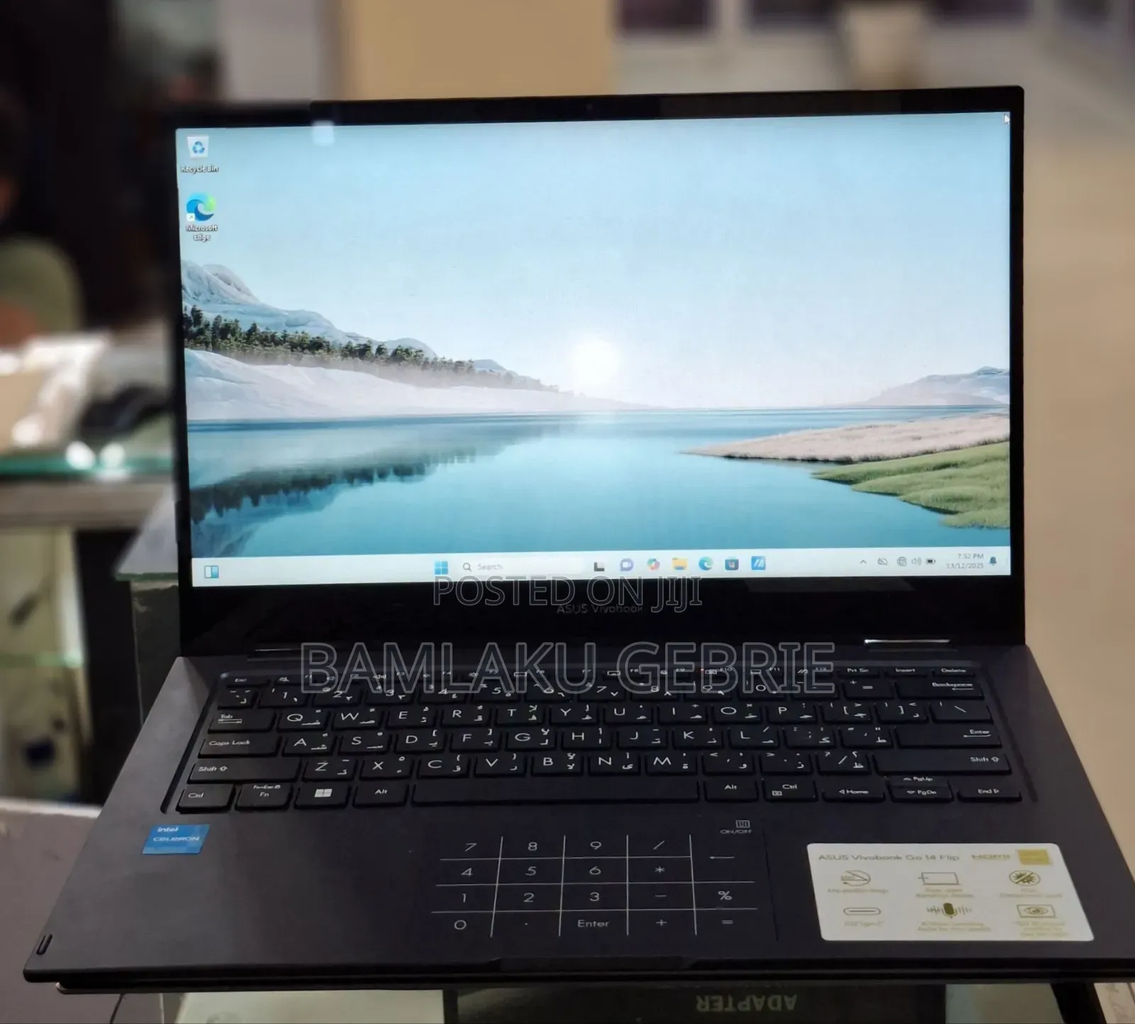 New Laptop Asus VivoBook Flip 14 TP410UA 4GB Intel Celeron SSD 128GB