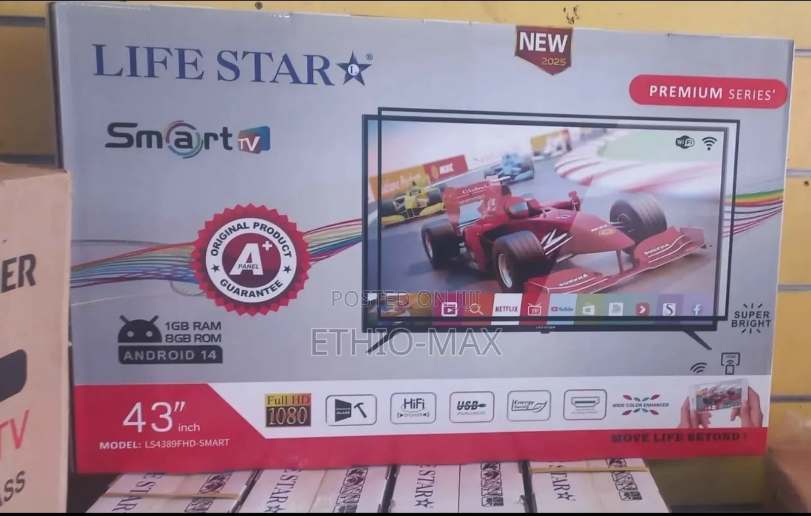Typical Features of Life Star 43′′ Smart Android TVS
