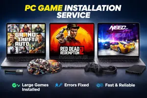 Pc Games – Any Game You Want Installed(Gta 5, Rdr2, Nfs, Fifa, Pes)