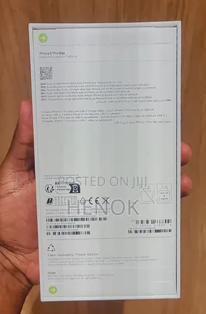 New Apple iPhone 17 Pro Max 256 GB Silver