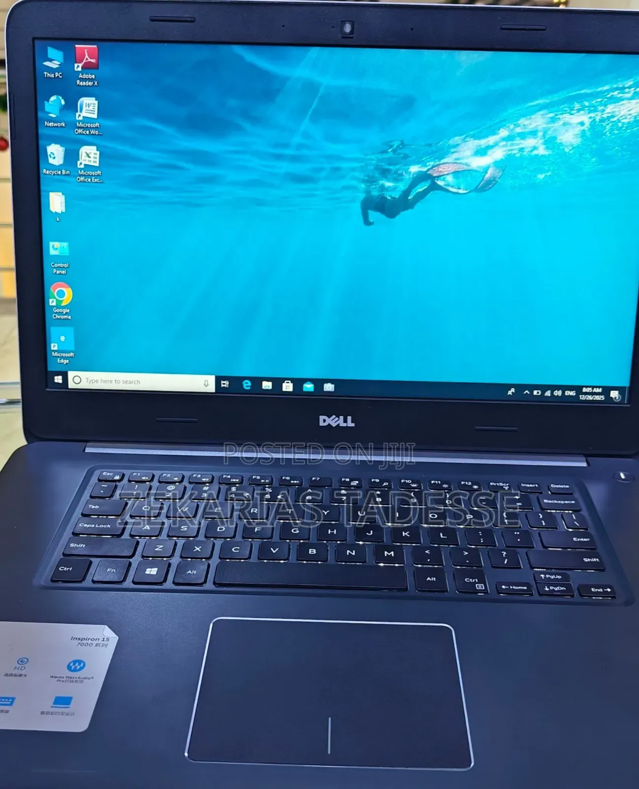 New Laptop Dell 8GB Intel Core I7 HDD 1T