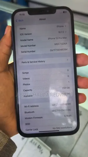 Apple iPhone 12 Pro Max 256 GB Silver