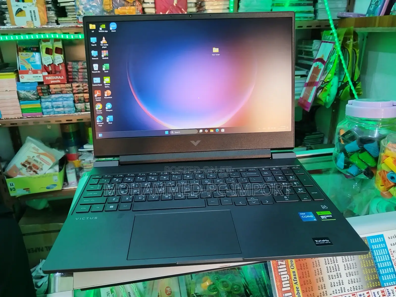 New Laptop HP Victus 15 16GB Intel Core I5 SSD 512GB