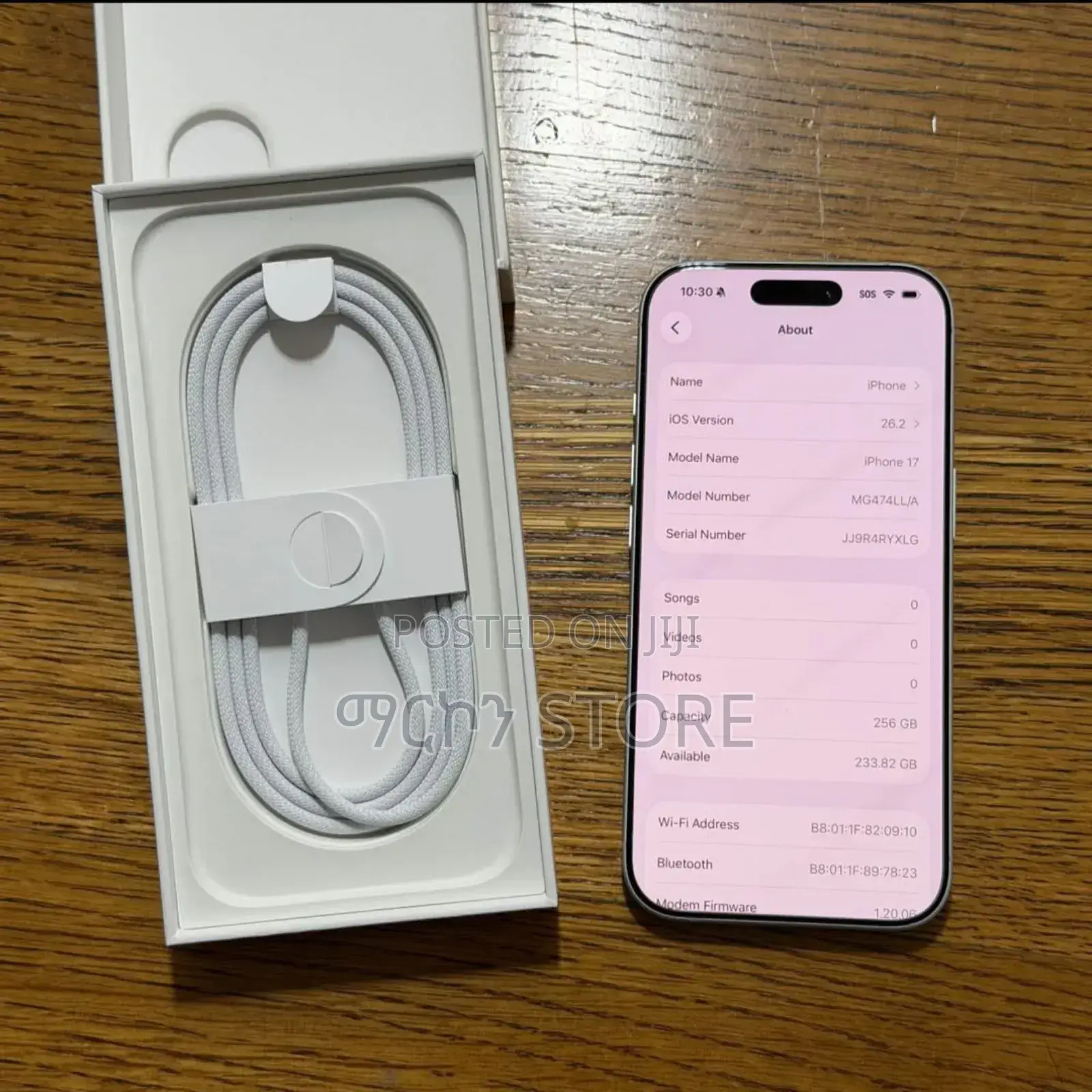 New Apple iPhone 17 256 GB White