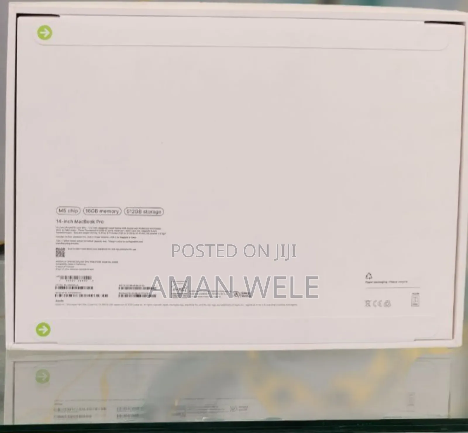 New Laptop Apple Macbook Pro 2025 M5 14-Inch 16GB Apple M5 SSD 512GB