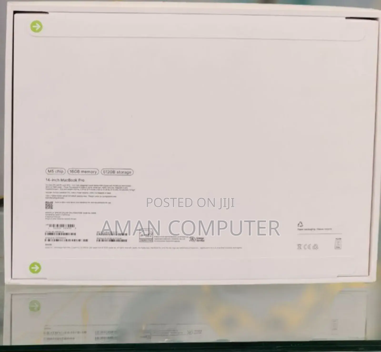 New Laptop Apple Macbook Pro 2025 M5 14-Inch 16GB Apple M5 SSD 512GB