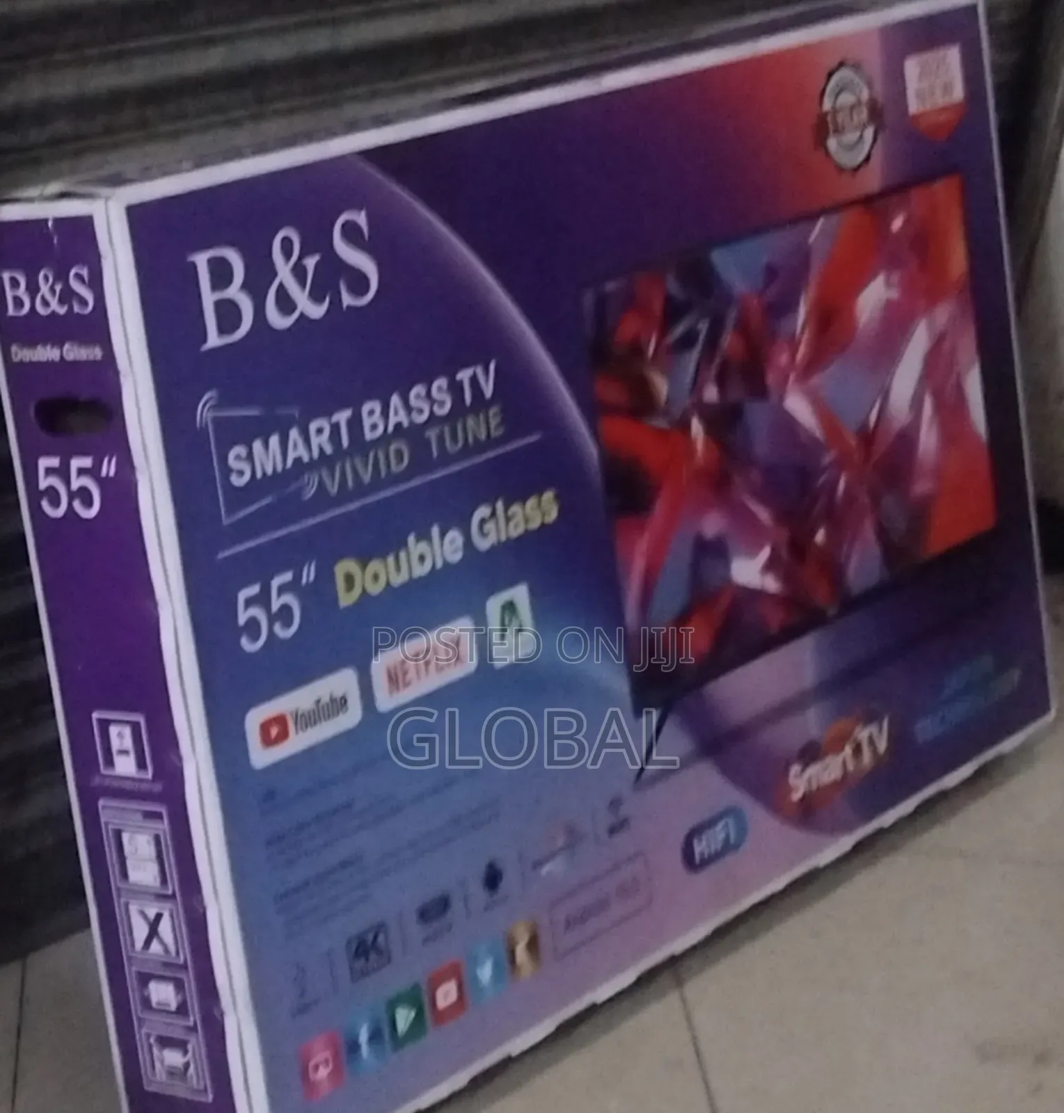 B S Led Smart 55"Inch Tv