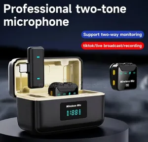 Photo - Wireless Lavalier Microphone With Charging Case, Noise Cancelling