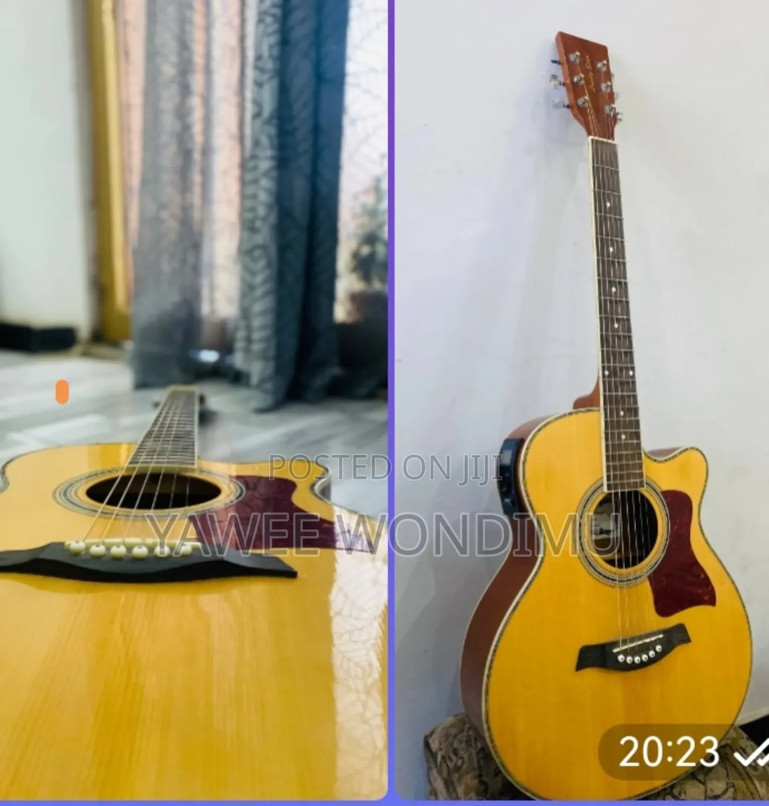 Lucky Star Semi Acoustic Guitar