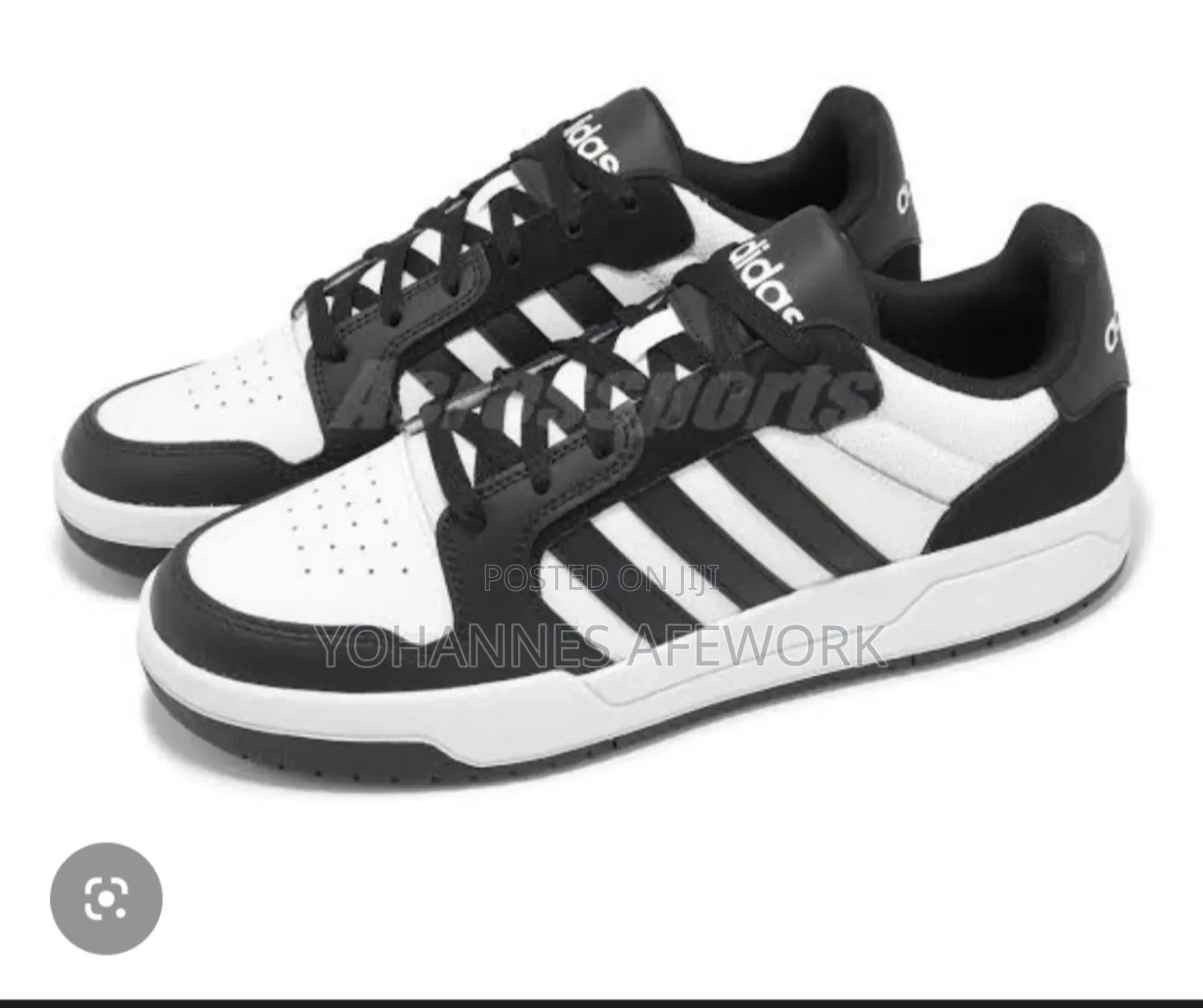 Adidas Entrap Low Black White Men Unsiex Lifestyle Casual Shoes