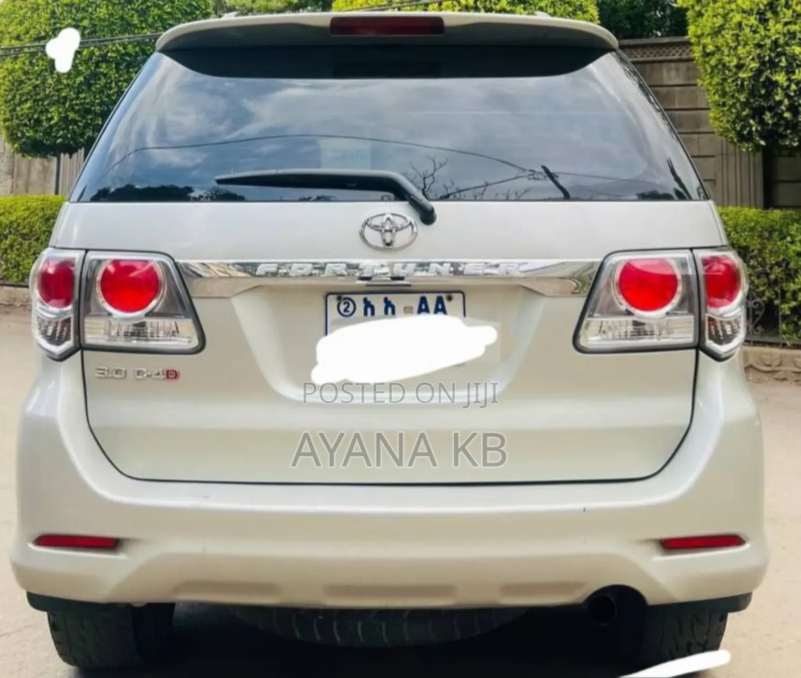 Toyota Fortuner 3.0 D RWD 2013 Silver