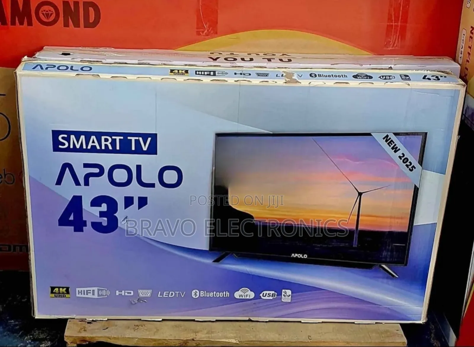 Apolo 43" Uhd Tv – Stunning Picture Smart Features!