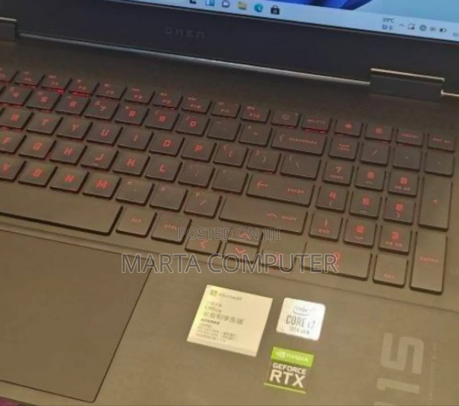 New Laptop HP Omen 15 16GB Intel Core I7 SSD 1T