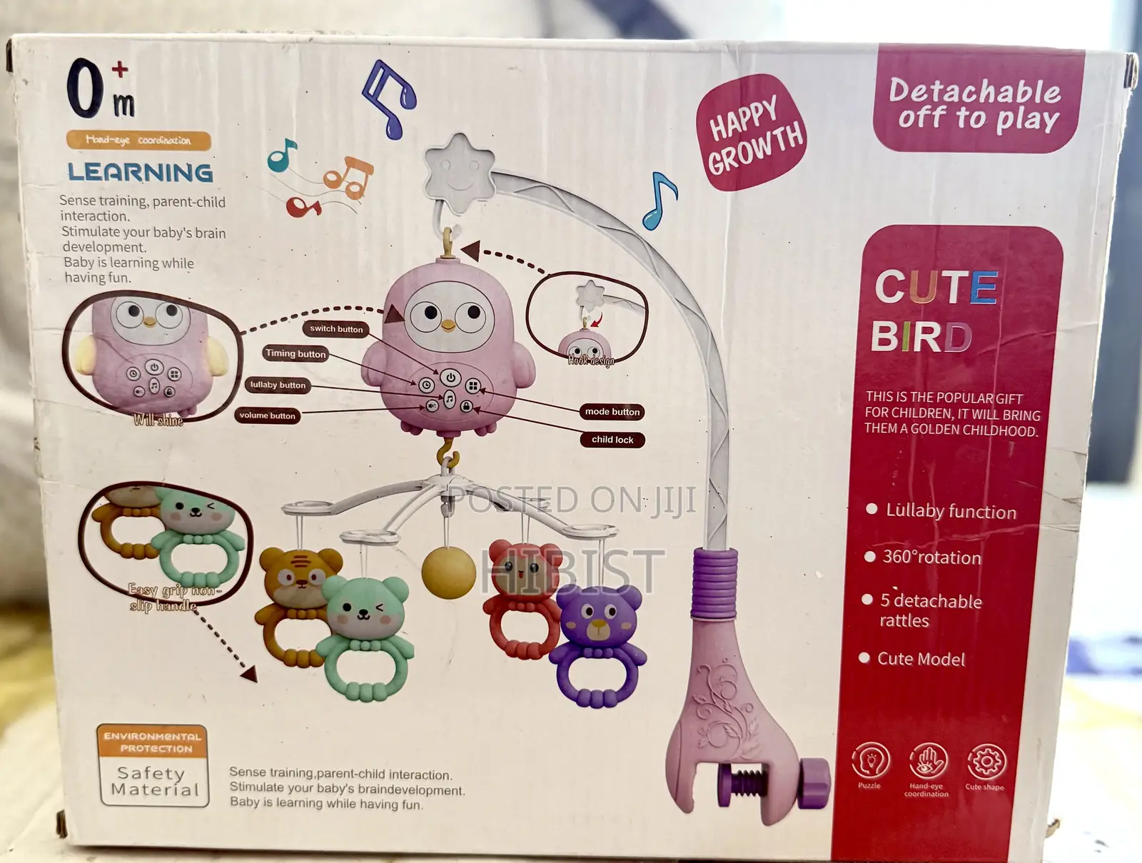 Baby Playing Bed Bell