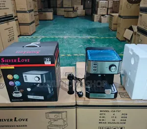 Silver Love Espresso Coffee Maker 20 Bar Espresso Maker