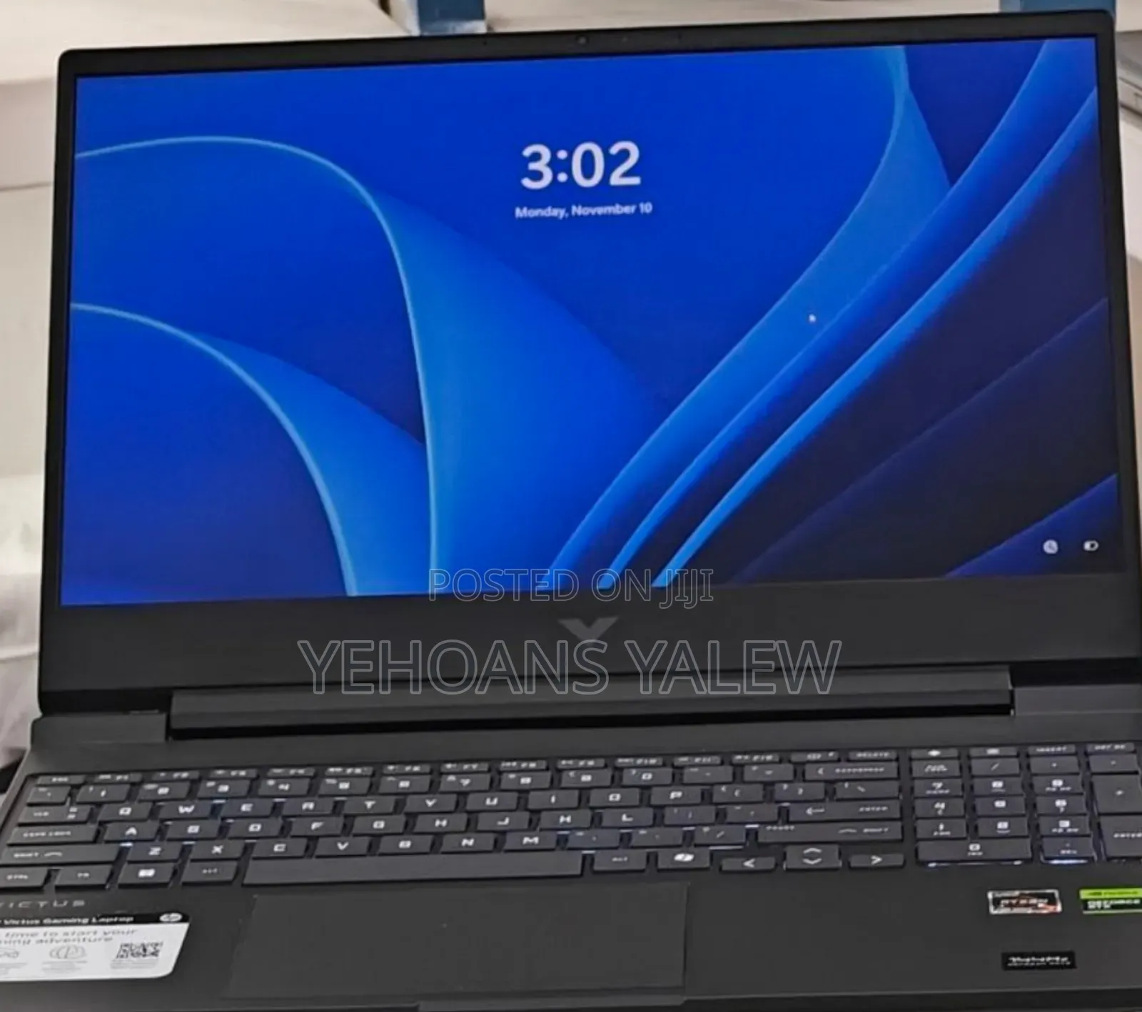 New Laptop HP Victus 15 16GB AMD Ryzen 7 SSD 512GB