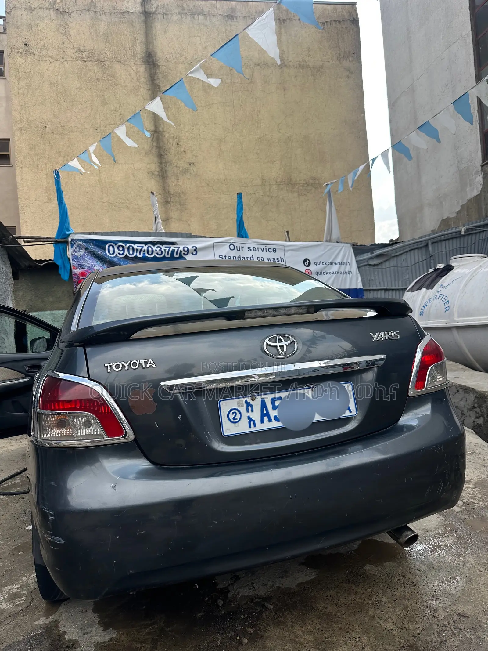 Toyota Yaris 1.0 2006 Gray