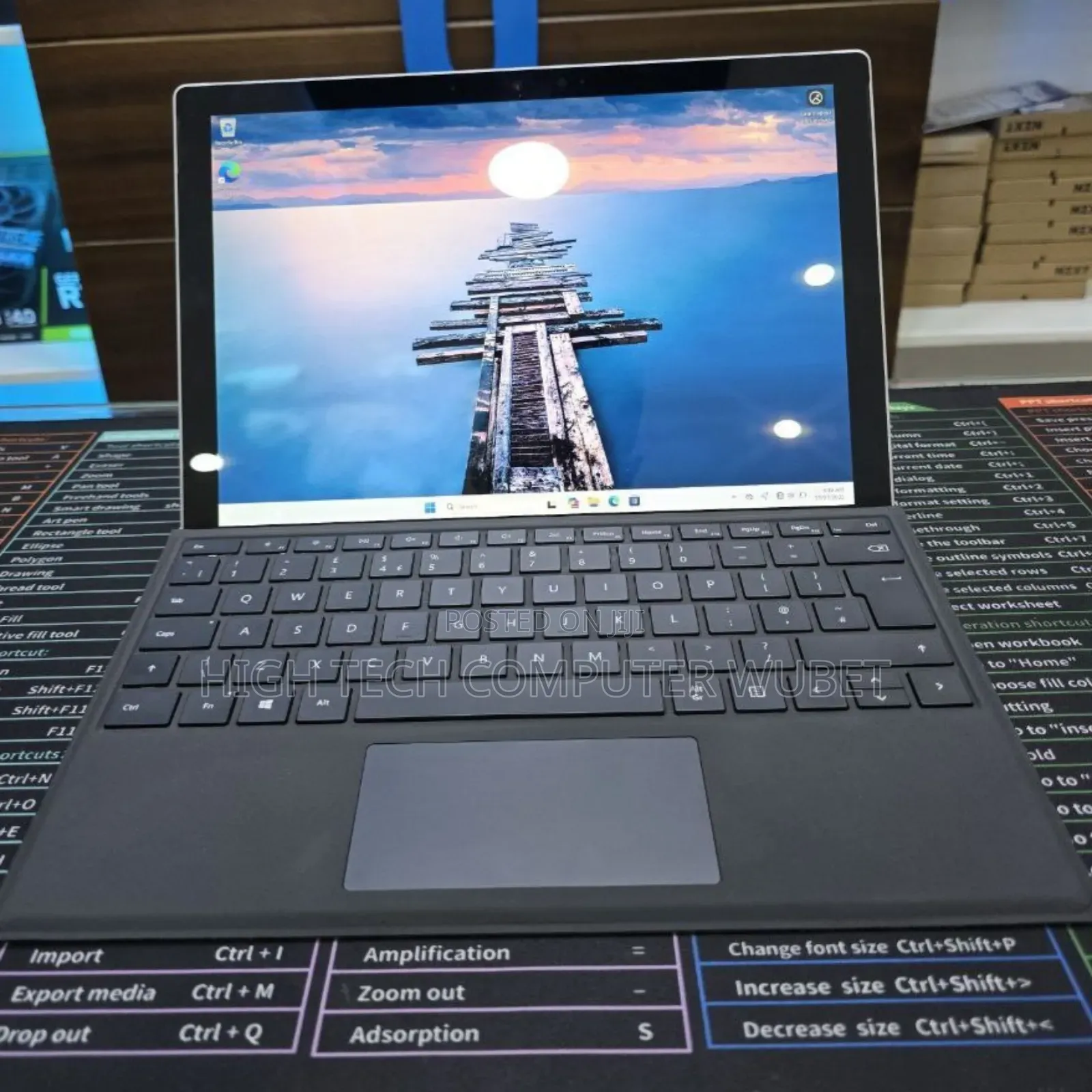 New Laptop Microsoft Surface Pro 7 8GB Intel Core I5 SSD 256GB
