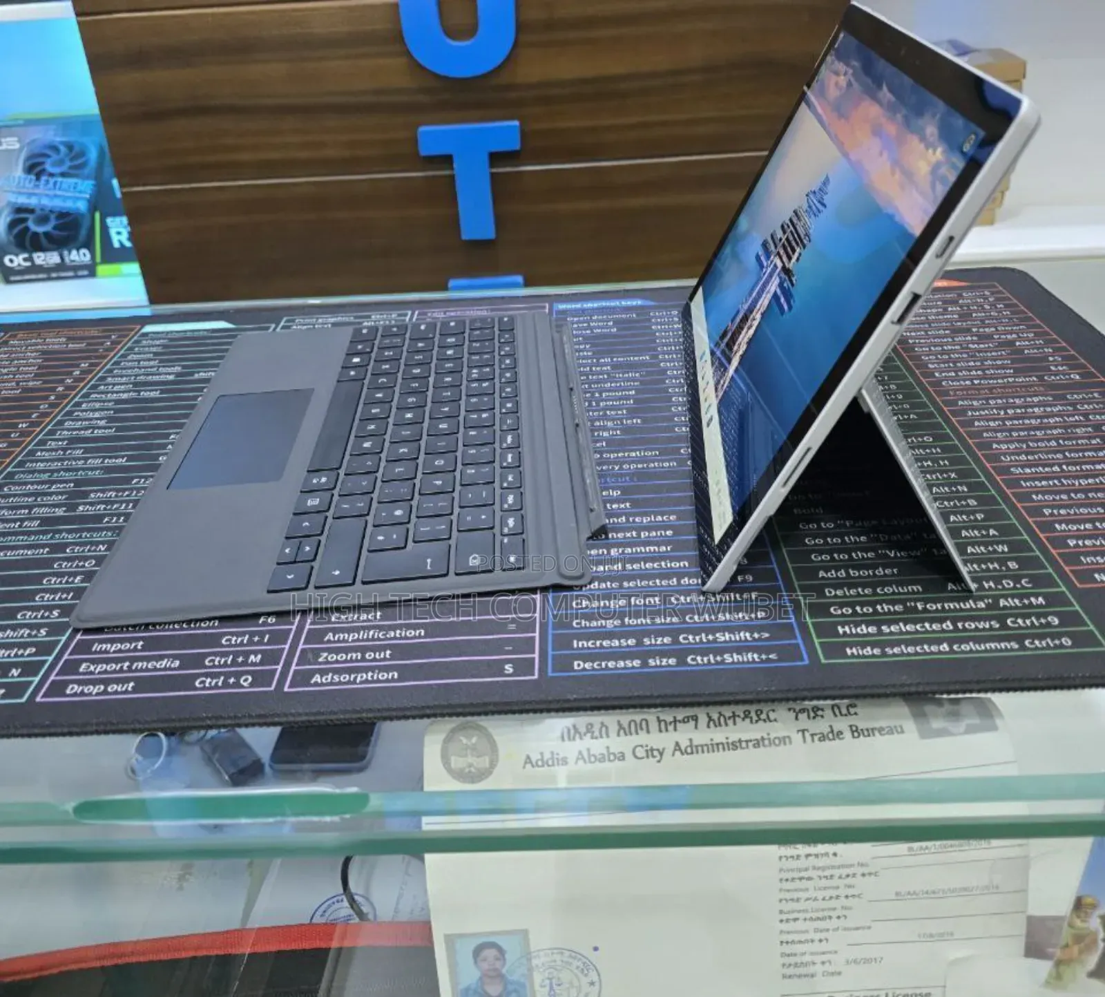 New Laptop Microsoft Surface Pro 7 8GB Intel Core I5 SSD 256GB