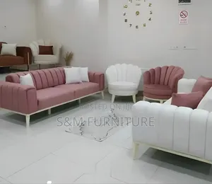 Bright Colored 8 Seater Sofa. ሶፋ