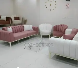 Bright Colored 8 Seater Sofa. ሶፋ