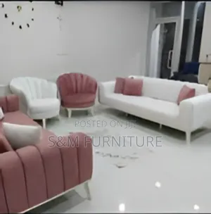 Bright Colored 8 Seater Sofa. ሶፋ