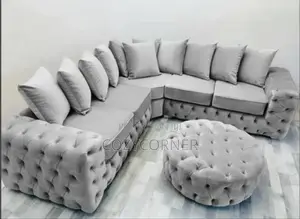 L Shape With Crafted With Class. ሶፋ