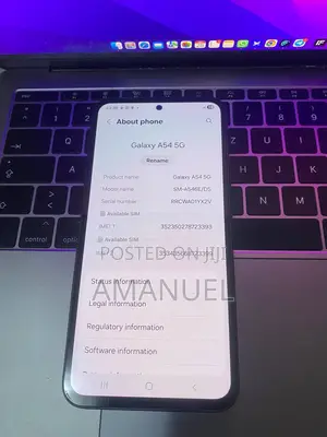 New Samsung Galaxy A54 5G 128 GB Black