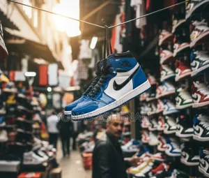 Air Jordan 1 Mid Se 'Signal Blue'.