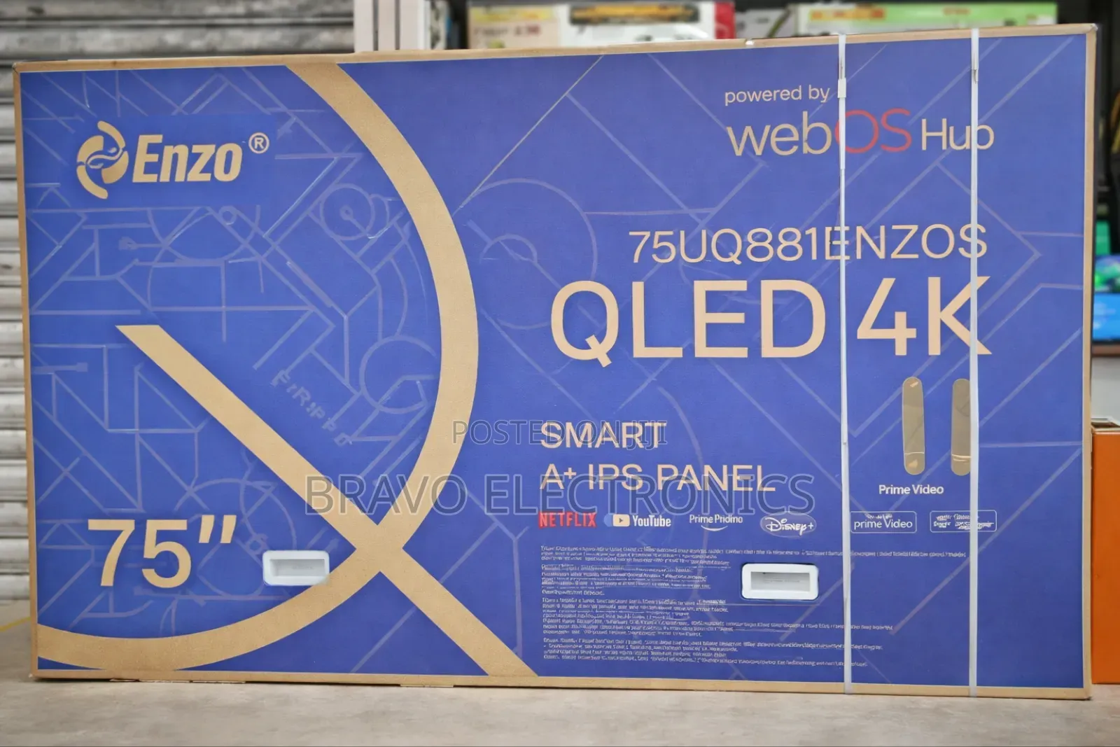 Enzo 75” Qled Smart Tv – A+ Panel | Stunning Ultra Hd