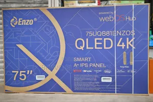 Enzo 75” Qled Smart Tv – A+ Panel | Stunning Ultra Hd