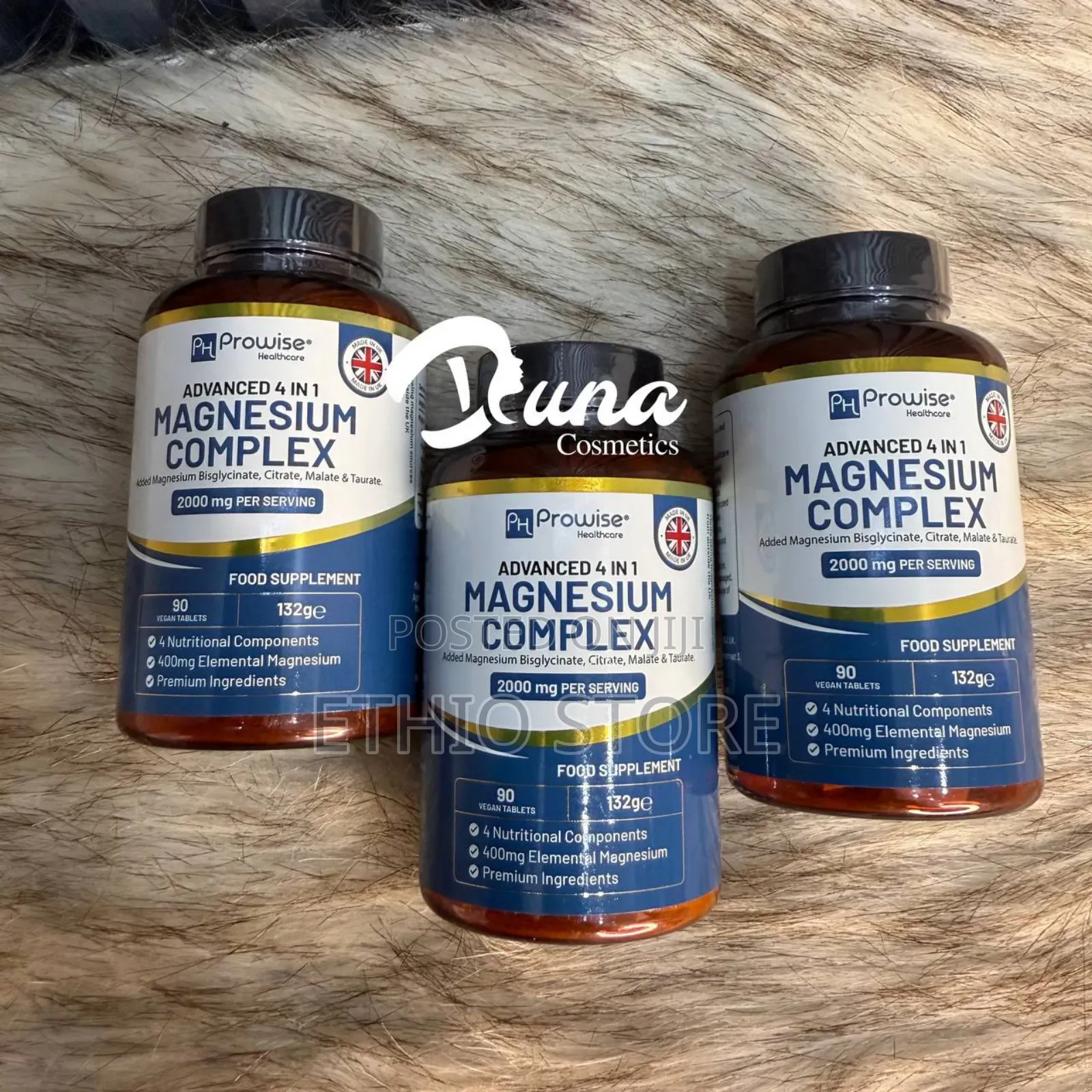 Magnesium Glycinate Complex 4 in 1-2000mg Per Serving |